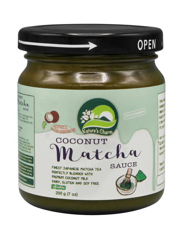 纯素抹茶椰子醬 - 200克Vegan Coconut Matcha Sauce - 200g［此日期前最佳：2026年6月06日］
