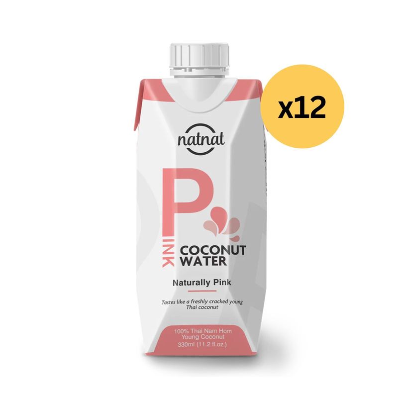 天然粉紅椰青水Naturally pink coconut water［此日期前最佳：2025年10月19日］