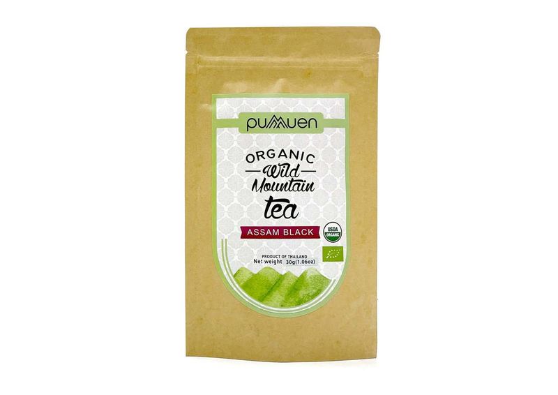 有機野生高山茶- 阿薩姆紅茶 - 30克Organic Wild Mountain Tea - Assam Black - 30g［此日期前最佳：2026年1月15日］