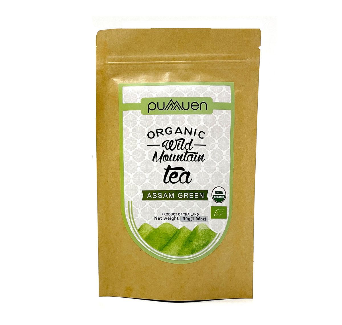 有機野生高山茶- 阿薩姆綠茶 - 30克Organic Wild  Mountain Tea - Assam Green - 30g［此日期前最佳：2026年8月28日］