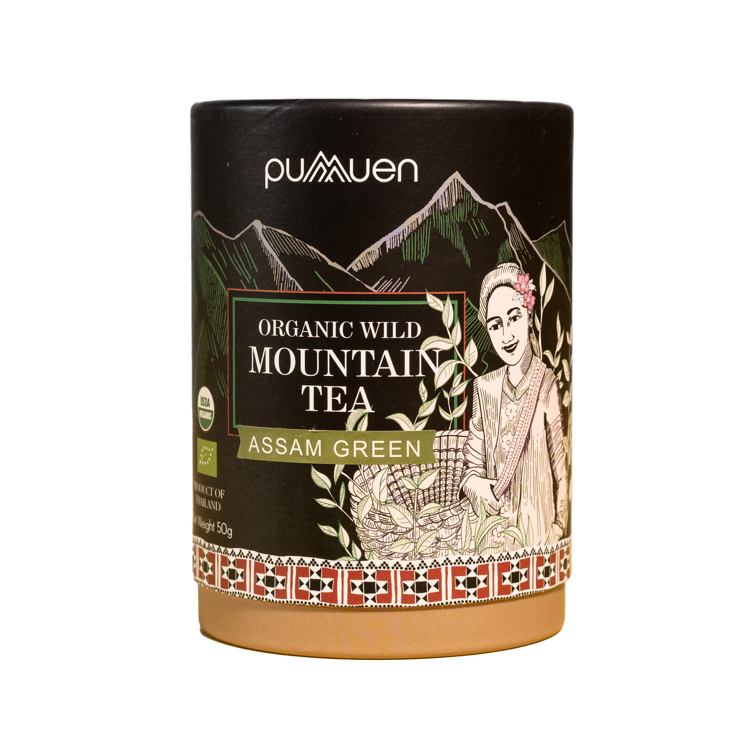 有機野生高山茶- 阿薩姆綠茶 - 50克Organic Wild  Mountain Tea - Assam Green - 50g［此日期前最佳：2026年7月31日］