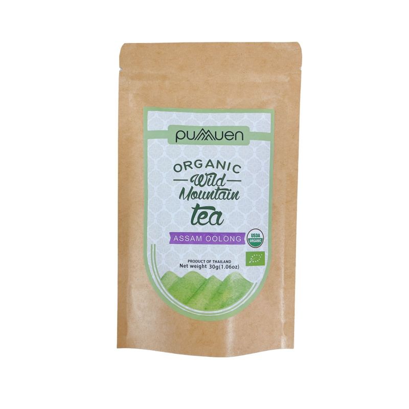 有機野生高山茶- 阿薩姆烏龍茶 - 30克Organic Wild Mountain Tea - Assam Oolong - 30g［此日期前最佳：2026年1月15日］