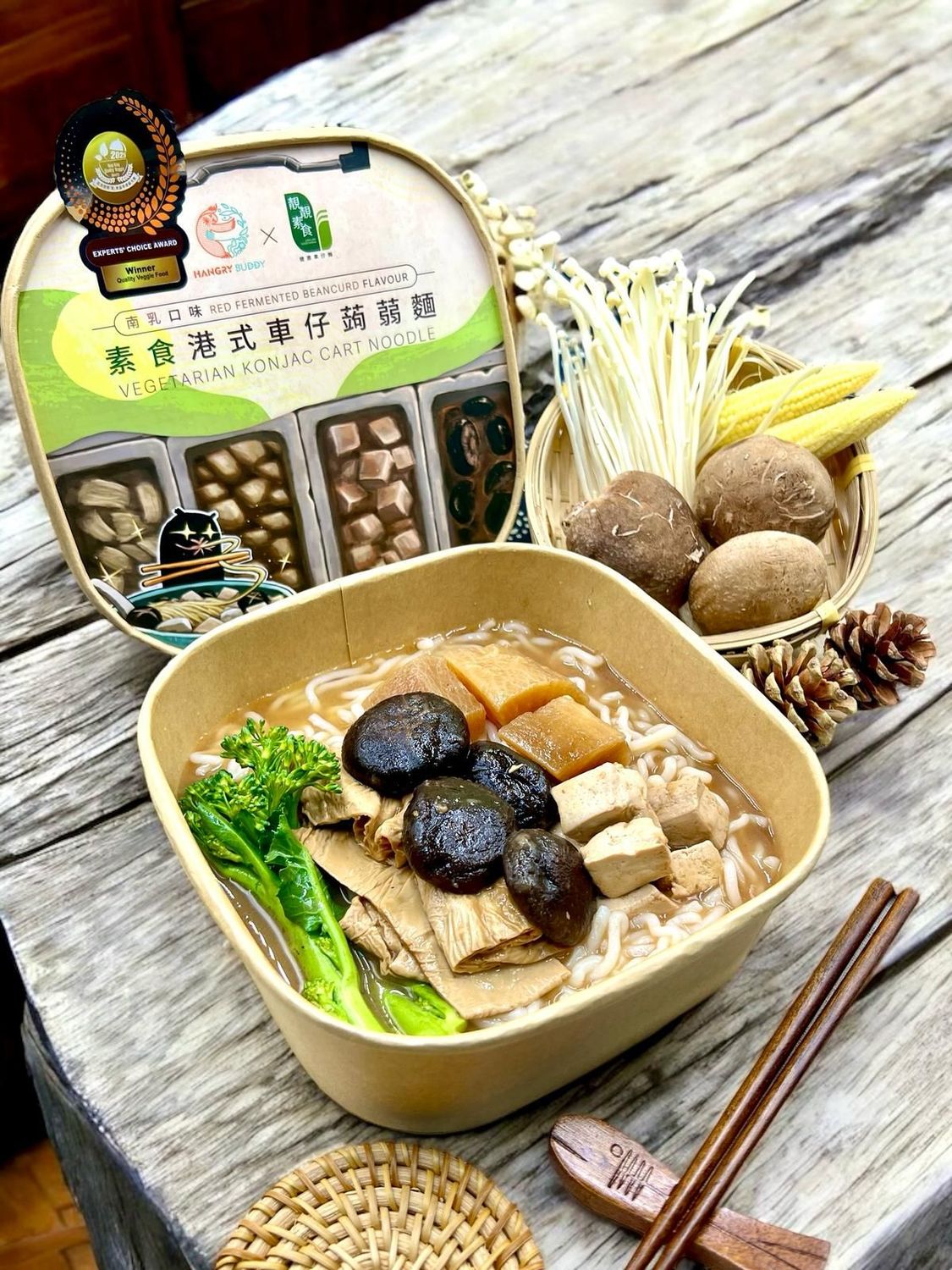 素食港式車仔蒟蒻麵-南乳口味