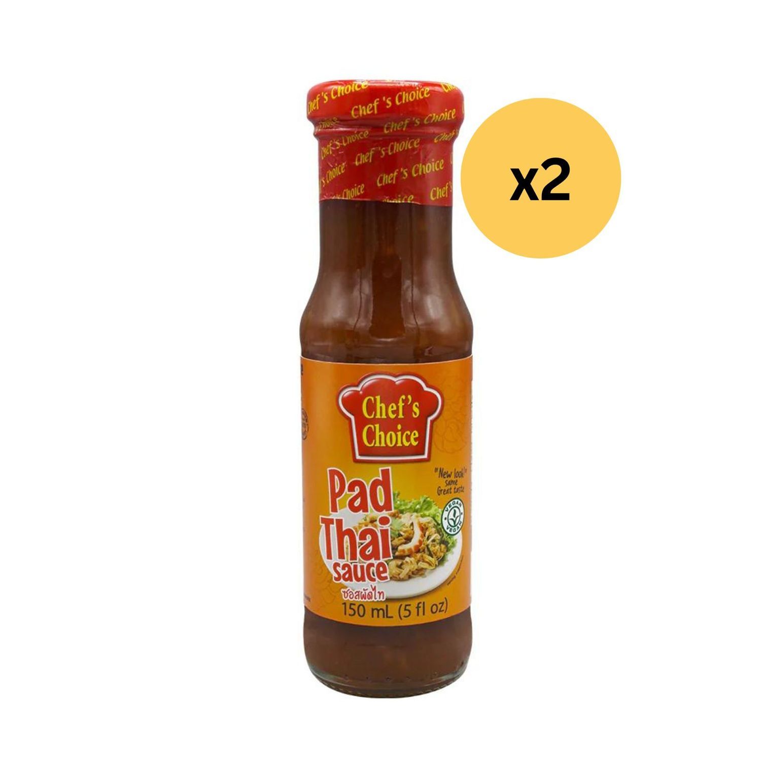 純素泰式炒河汁 - 150毫升(2 樽)Vegan Pad Thai Sauce - 150ml (2  bottles)［此日期前最佳：2027年7月2日］