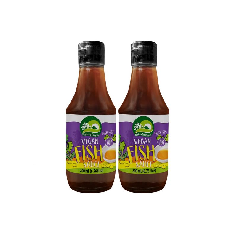 純素魚露 - 200毫升 (2 樽)Vegan fish Sauce - 200ml (2 bottles)［此日期前最佳：2026年8月17日］