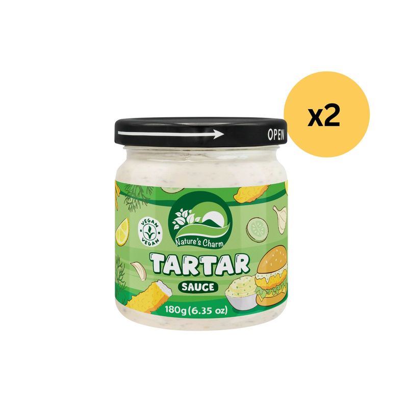 純素他他醬180克x 2 Vegan Tartar Sauce180g x 2［此日期前最佳：2026年12月25日］