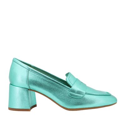 Unisa Mendo Aventurine groen blauwe damespump in de sale
