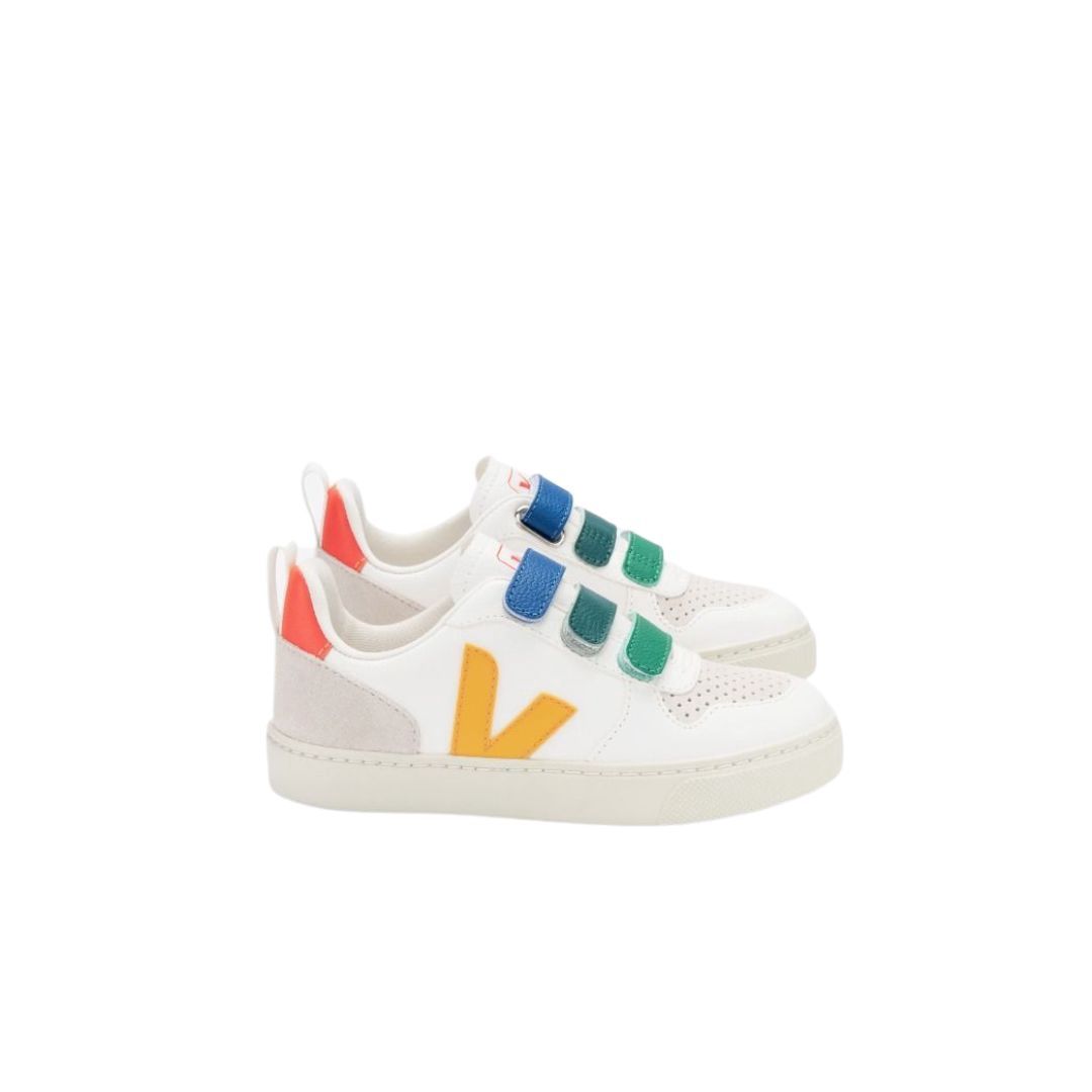 Veja Small V10-Multico Extra White Ouro
