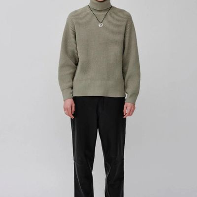 Won Hundred Ashton-Seagrass Won Hundred Ashton groen heren sweater