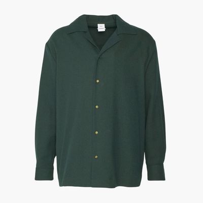 Won Hundred Enzo-Scarab Won Hundred Enzo Scarab groene heren overhemd in de sale