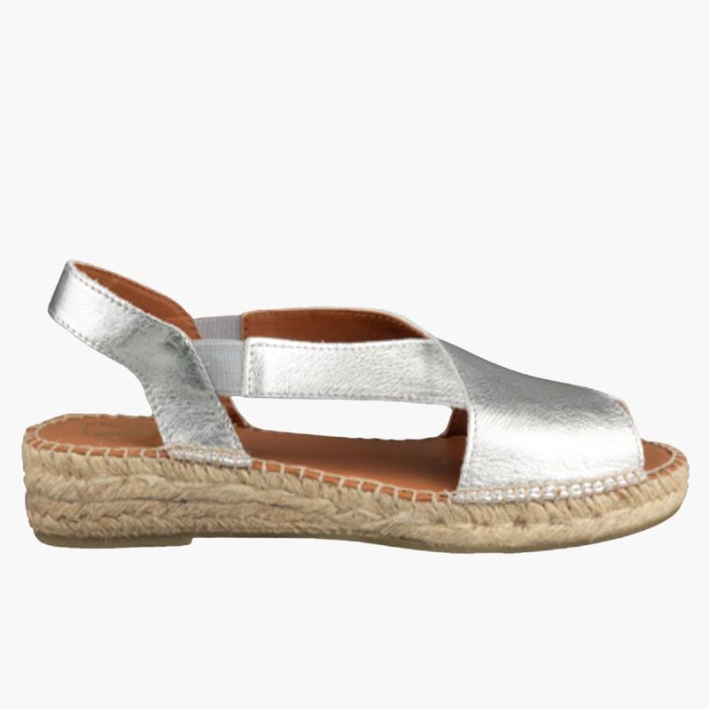 Viguera Espadrilles Plat Elista Plata
