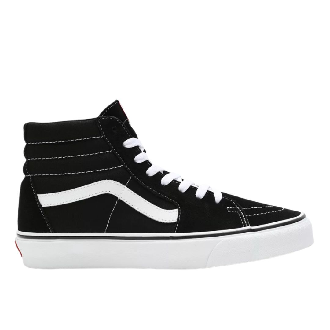 Vans SK8-HI-Black/black/white, Maat: 46