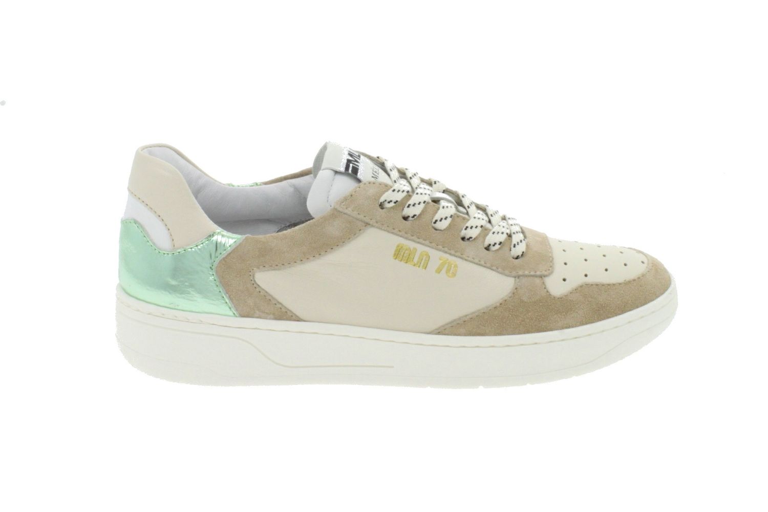 Meline  Sneaker I-Taupe Turqouise, Maat: 38