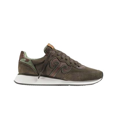 Wushu bruin Master M heren sneaker