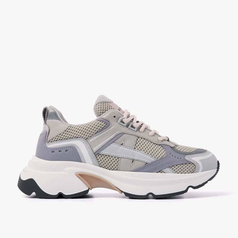 Nubikk Ross Nomad L Steel Combi dames sneaker