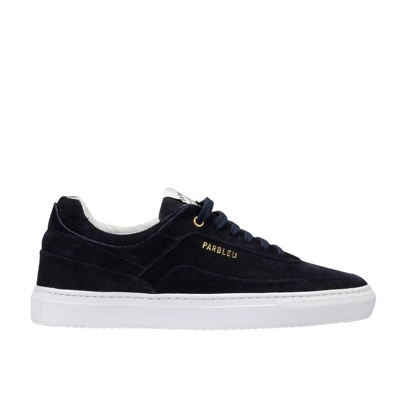 Parbleu sale blauw suede heren sneaker