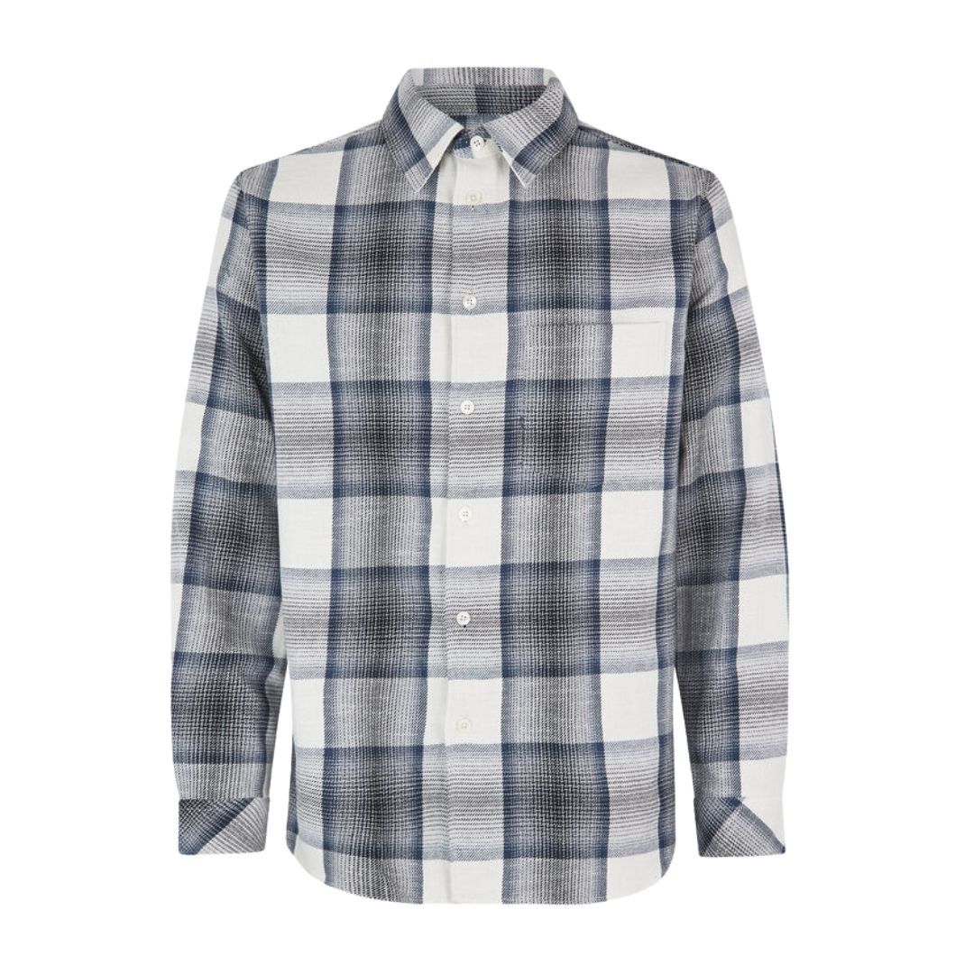 Samsoe Samsoe Damon P Shirt 14683-Stomy Weather Ch
