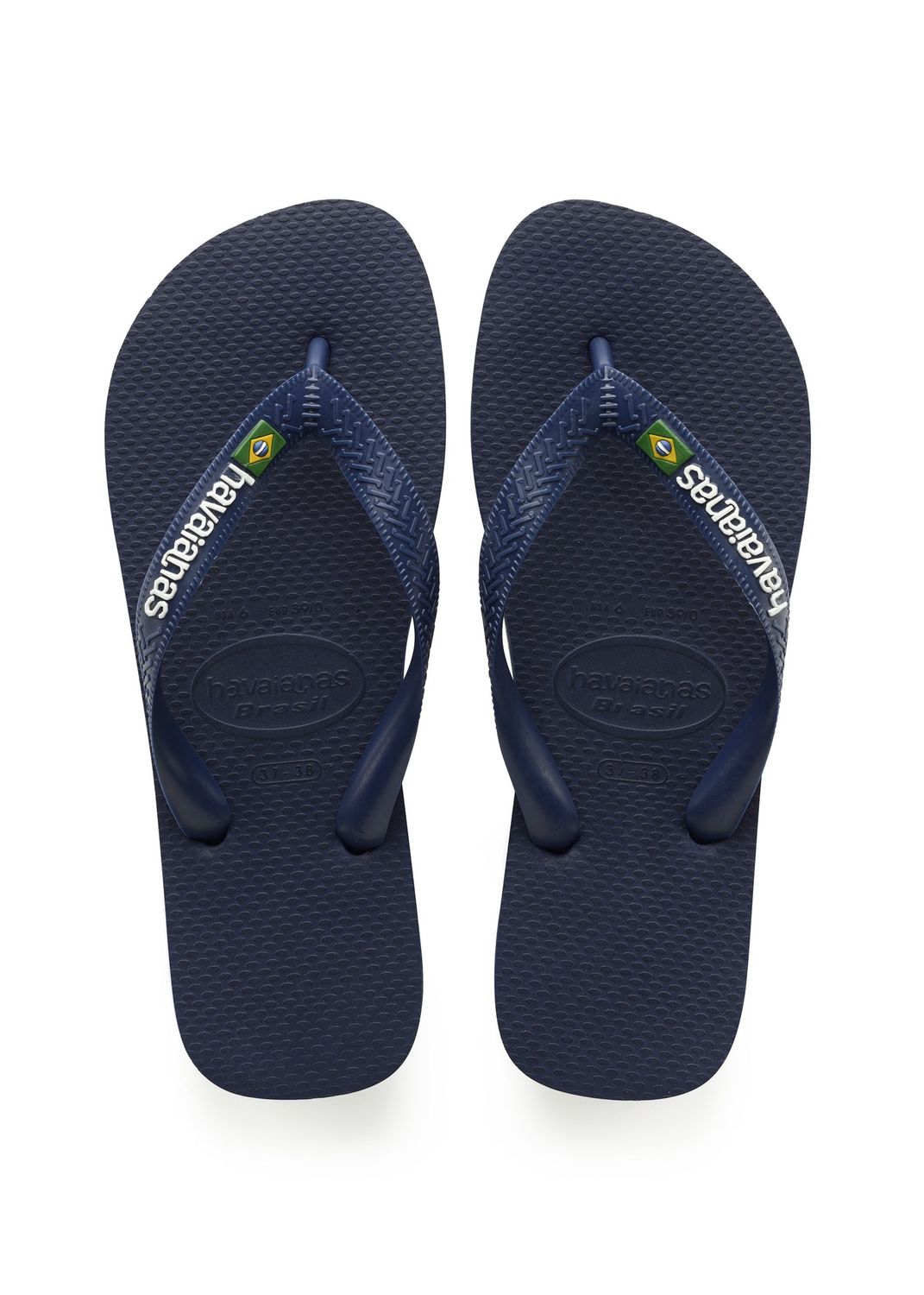 Havaianas Brasil Logo-Navy Blue
