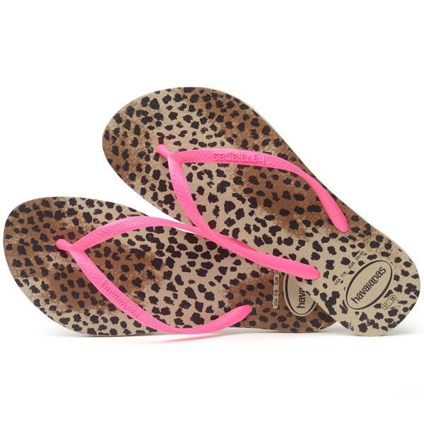 Havaianas Slim Animals-Sand Grey Pink
