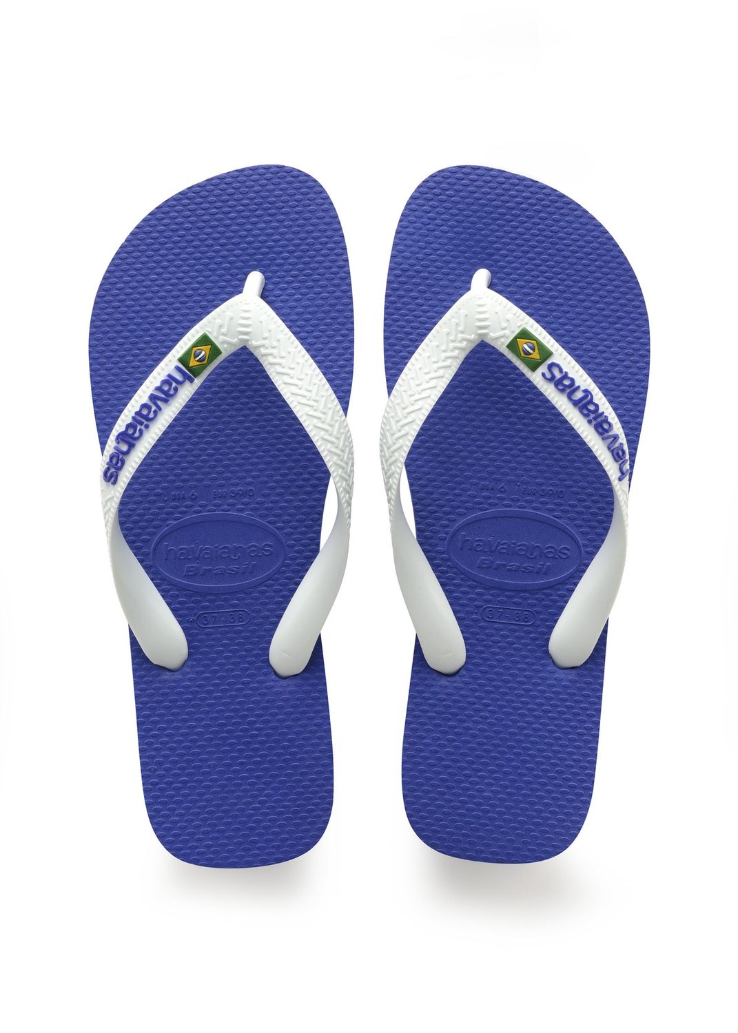 Havaianas Brasil Logo-Marine Blue