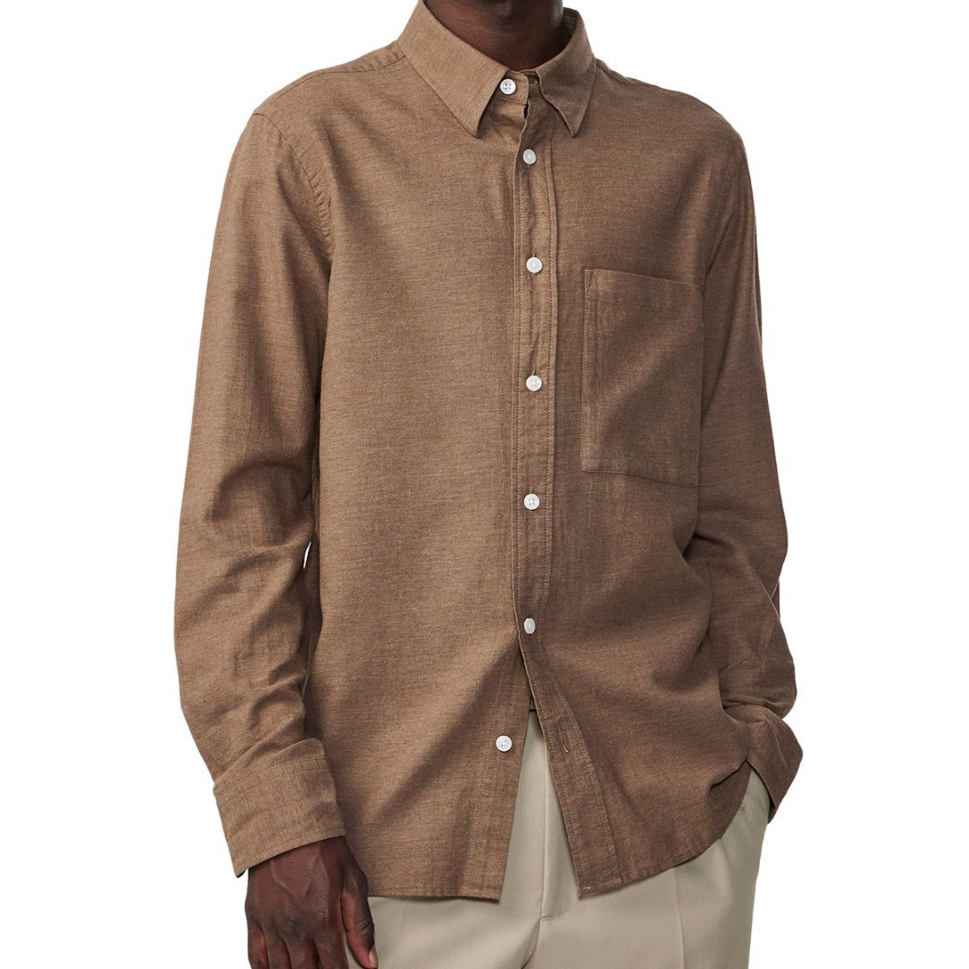 NN07 Cohen Shirt 5972-Shitake