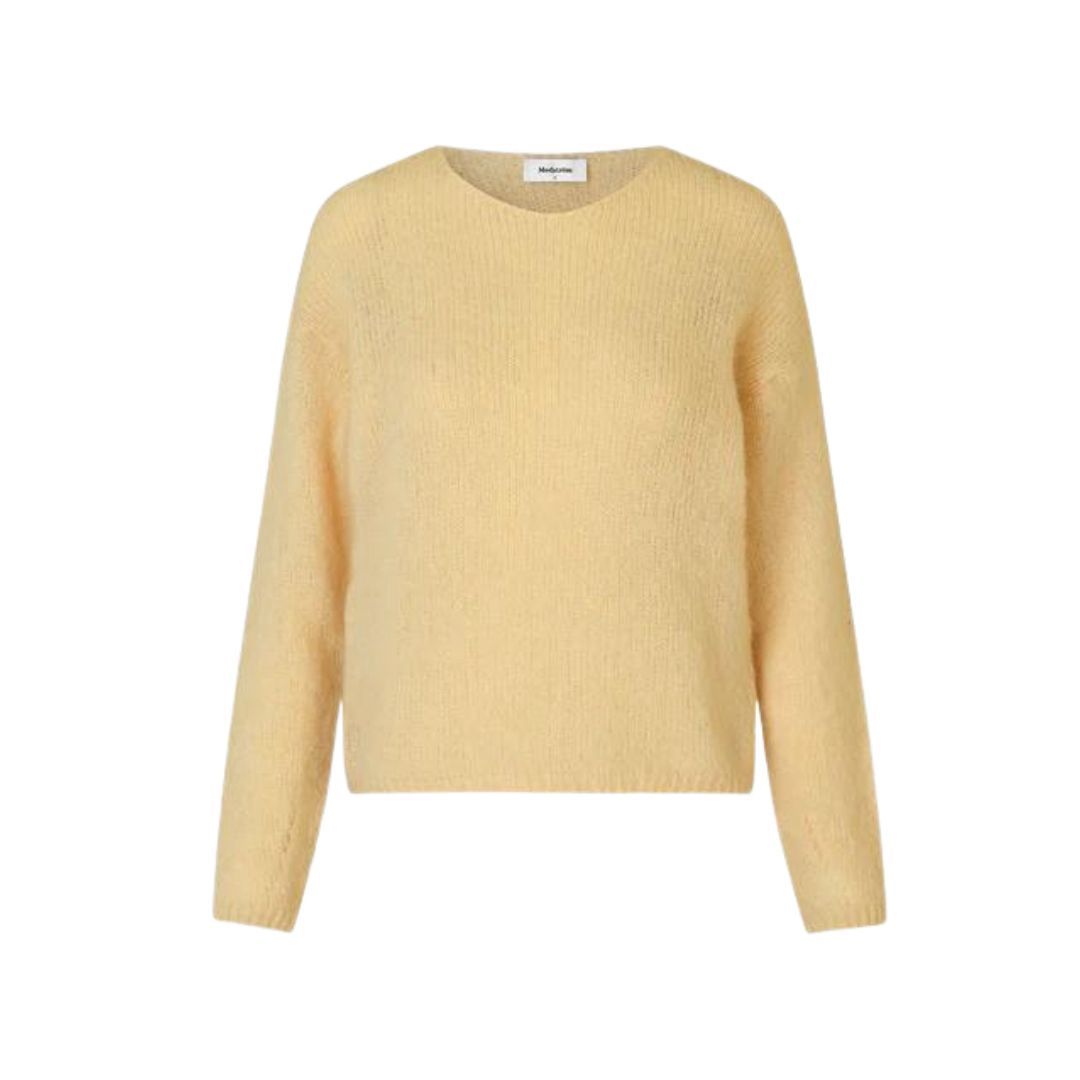 Modstrom Berty MD V-neck-Moonstone, Maat: XS