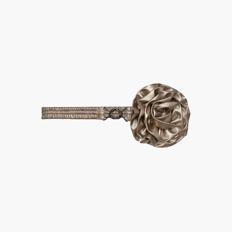 Co&#39;couture MetallicCC Rose Belt-Bronze, Kleur: Brons