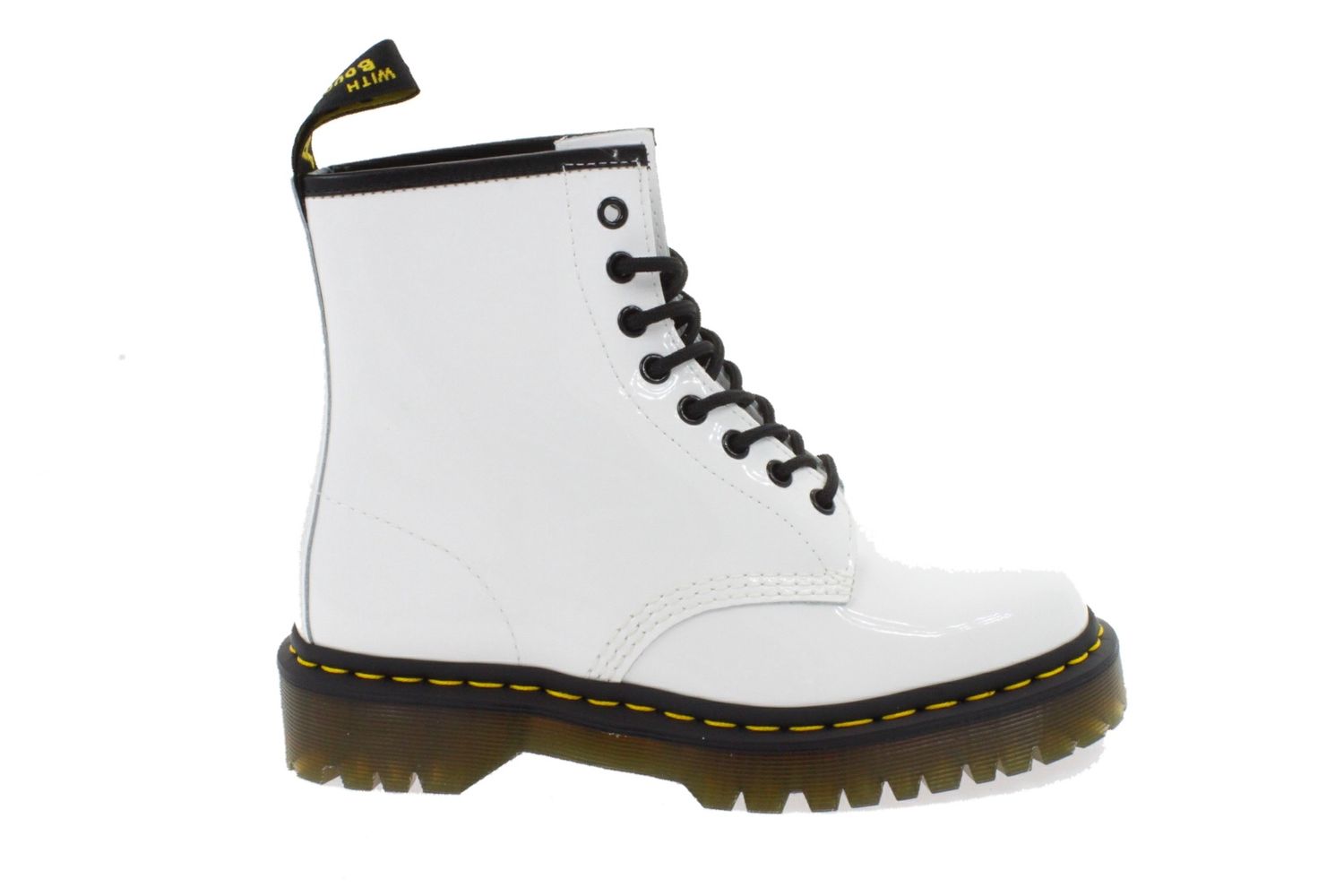 Dr Martens 1460 Bex-White Patent Lamper