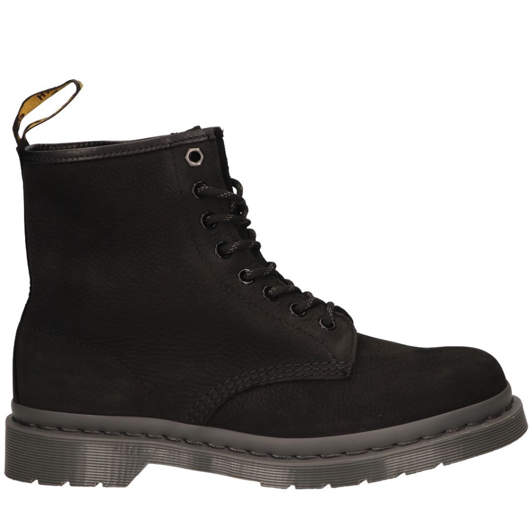 Dr Martens 1460-Black Milled Nubuck, Maat: 37