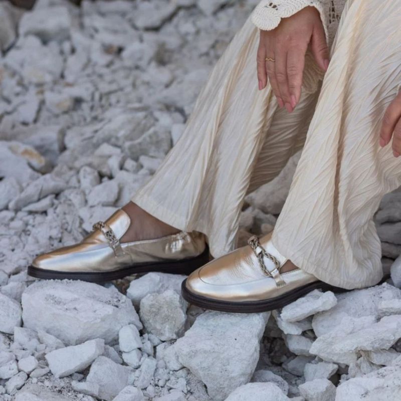 Copenhagen Shoes Love and walk Platino