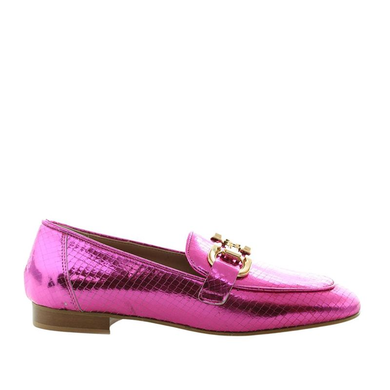 BlendZ Croco Loafer-Fuxia