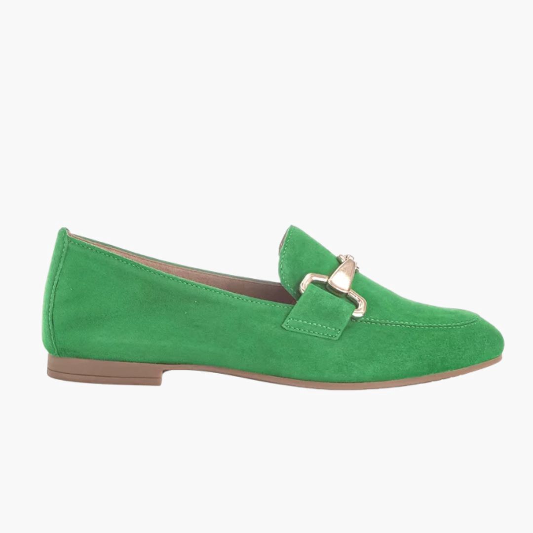 Gabor Loafer groen suede, Maat: 37