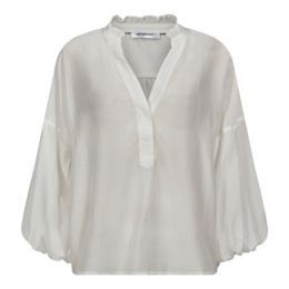 Co&#39;couture KendraCC Frill Blouse White, Maat: S