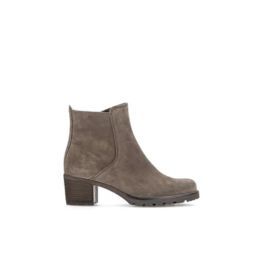Gabor Taupe suede enkellaarsje 52.800.30