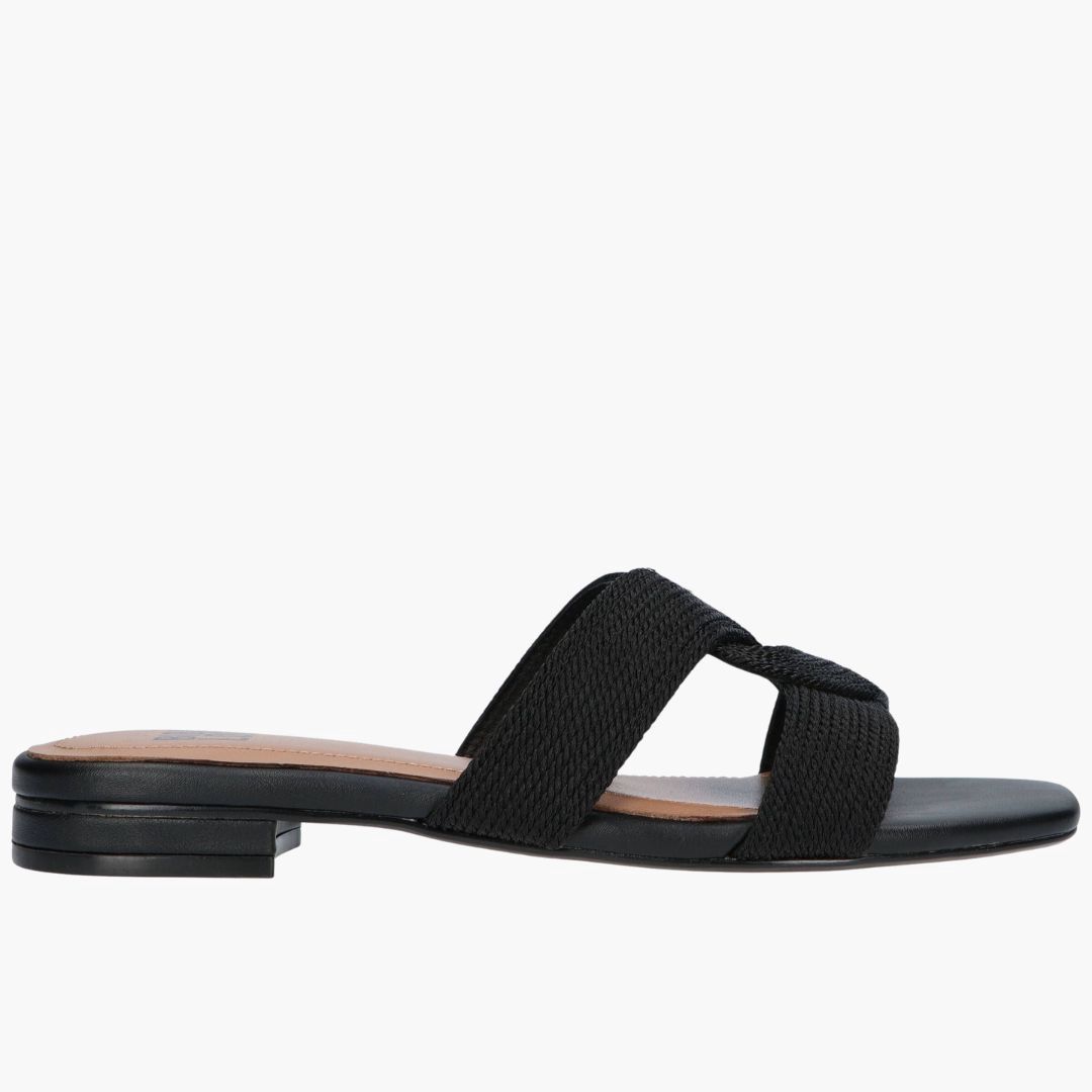 Bibi Lou Bibi Slipper-Negro