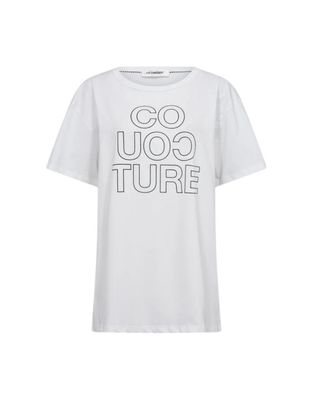 Co'couture OutlineCC Oversize Tee White  