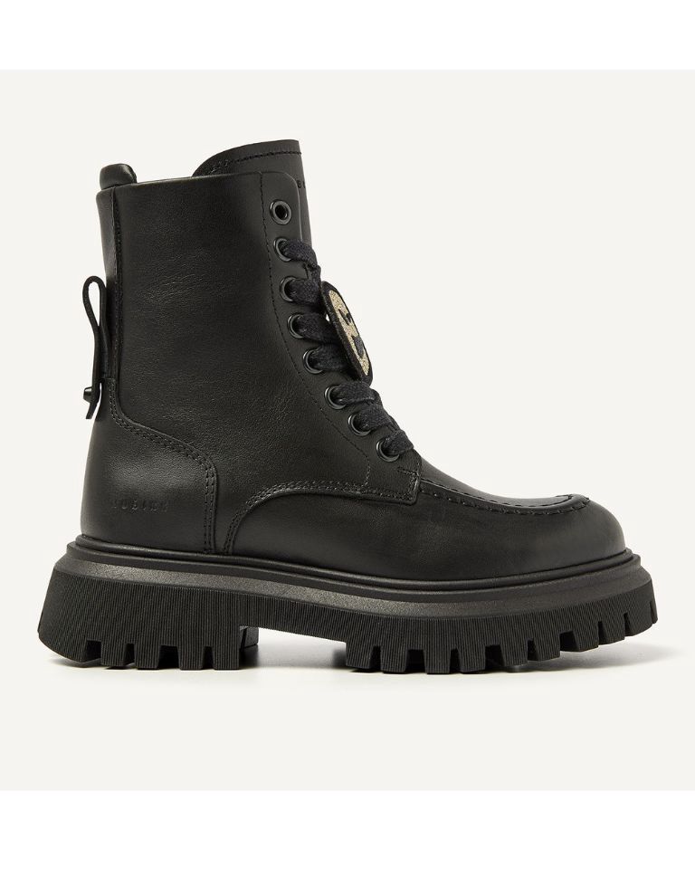 Nubikk Fae Bobbi JR Booties Black Leather