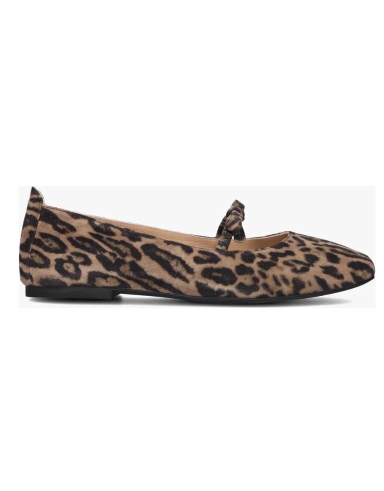Unisa Leopard suede Betar Ballerina, Maat: 37