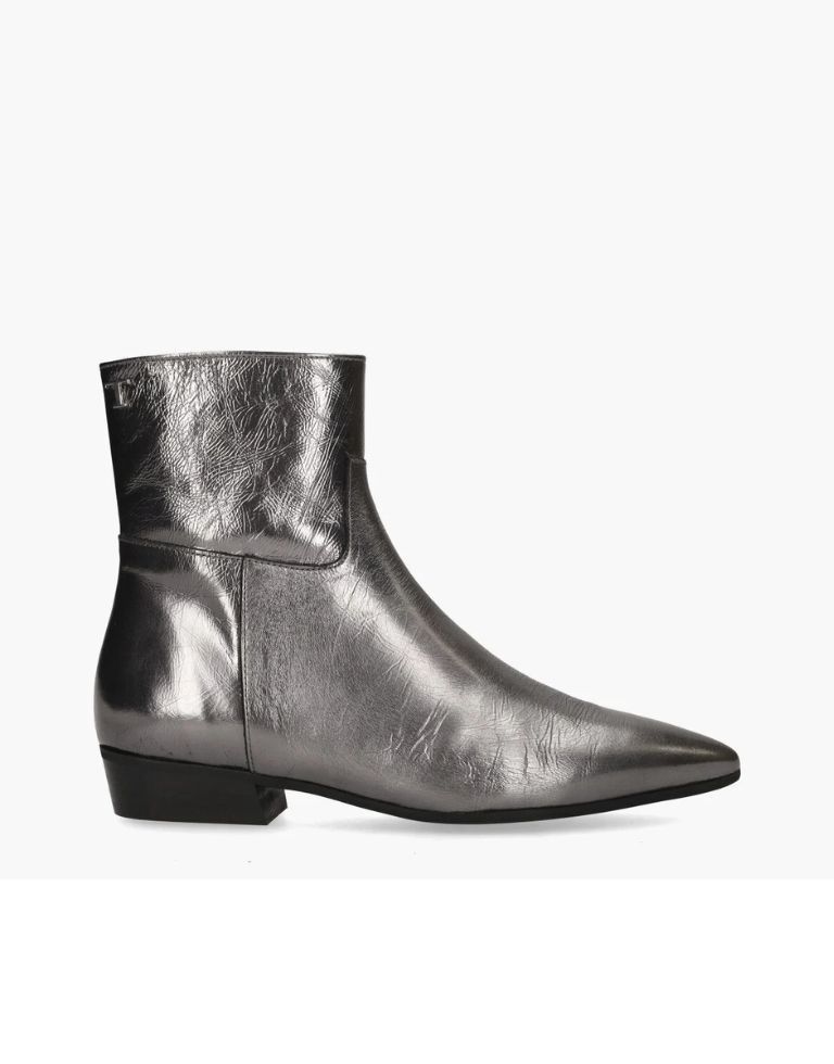 Toral Zilver Belinda enkellaarsje, Maat: 37