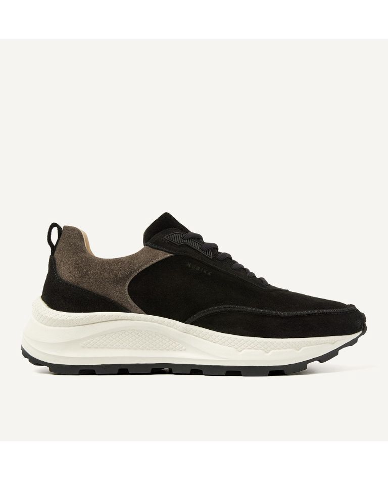 Nubikk Oberon Reese M Sneaker Black Suede  Grey