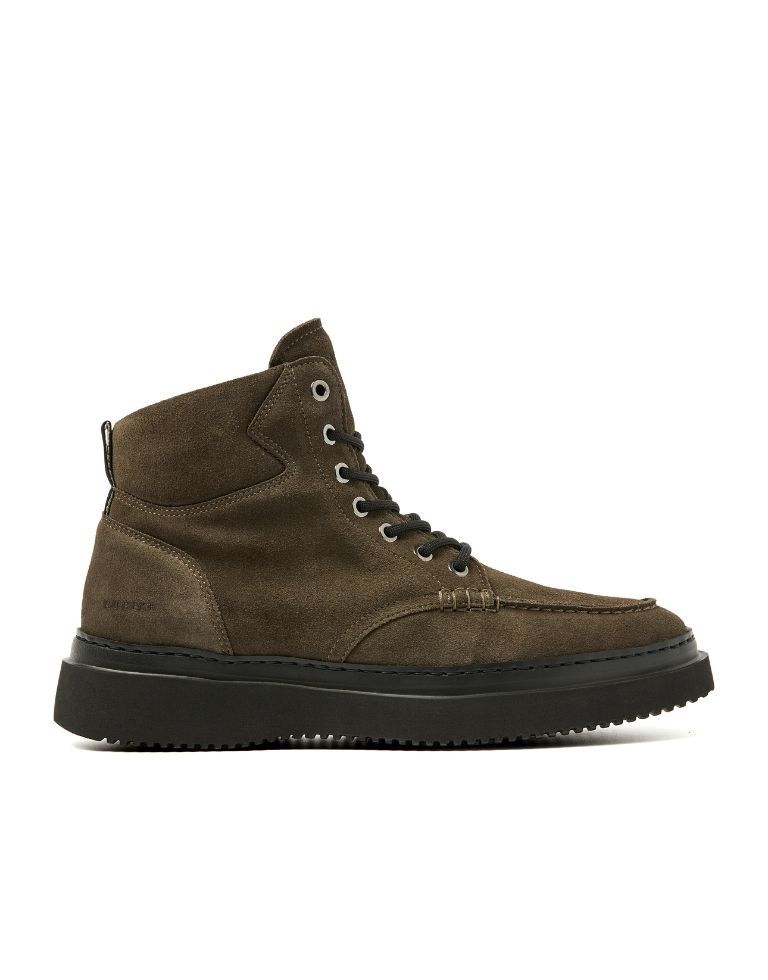 Nubikk Jonah Arctic Fur Boot Dk Green Suede, Maat: 40