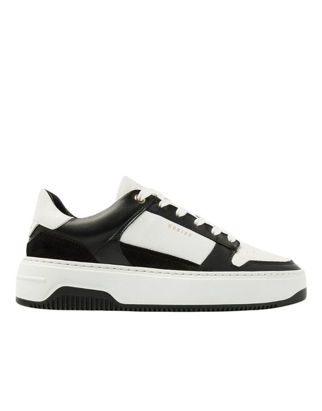 Nubikk Basket Court L Sneaker Black Leather White