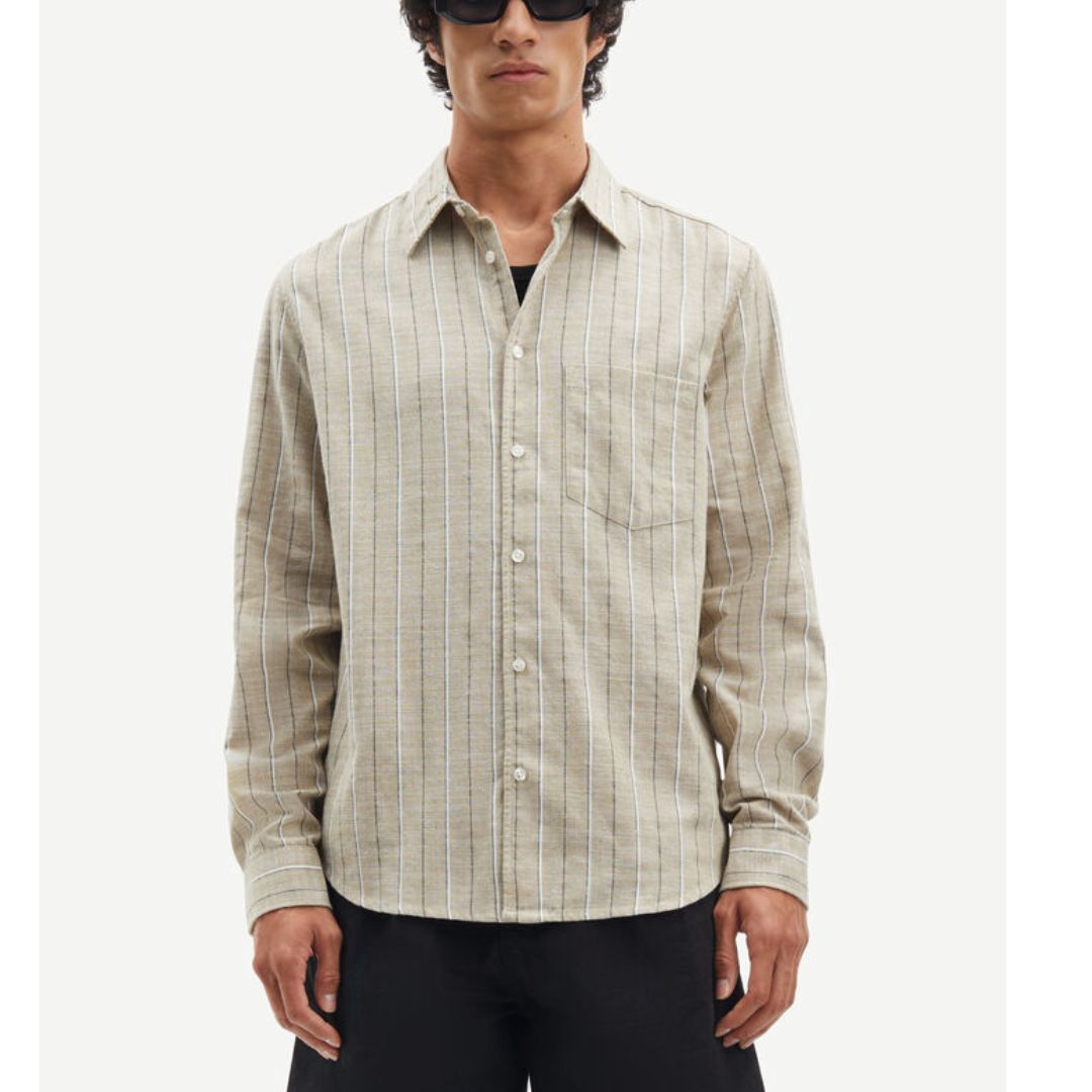 Samsoe Samsoe Liam FP Shirt 14246 Tree House, Maat: M