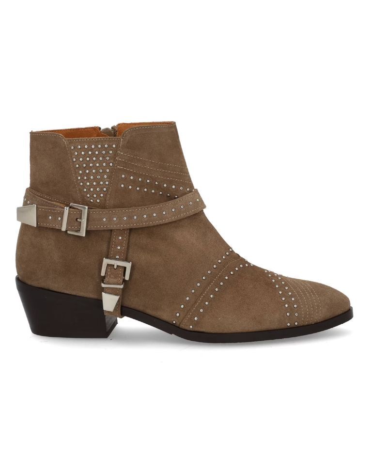Toral Shane Taupe suede