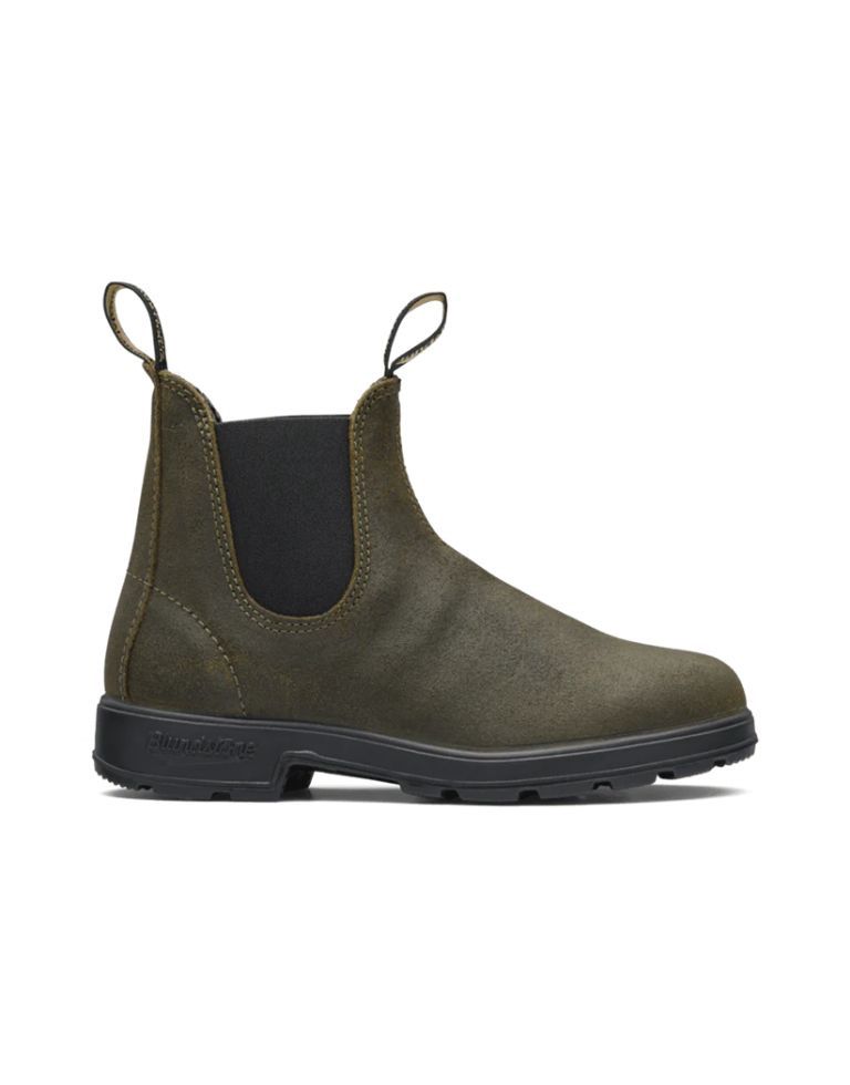 Blundstone 1615 Original waxed Suede Dark Green