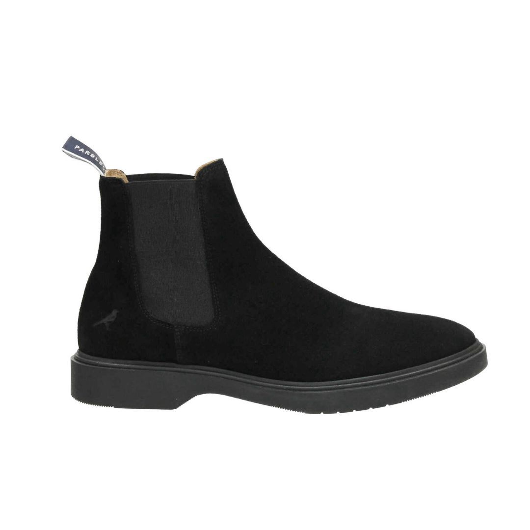 Parbleu Zwart Suede Chelsea, Maat: 41