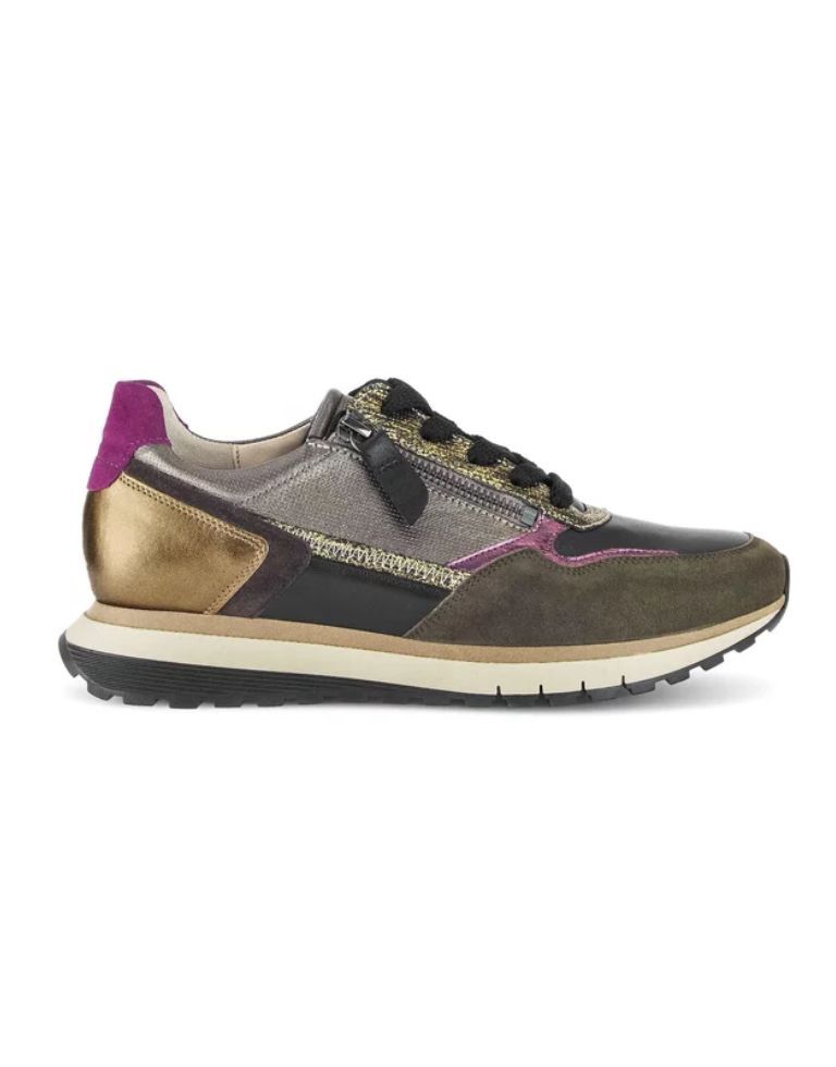 Gabor brons combi sneaker 56.378.63