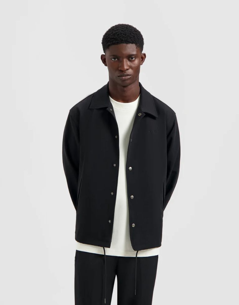 Olaf Tailored Coach Jacket Black, Maat: S