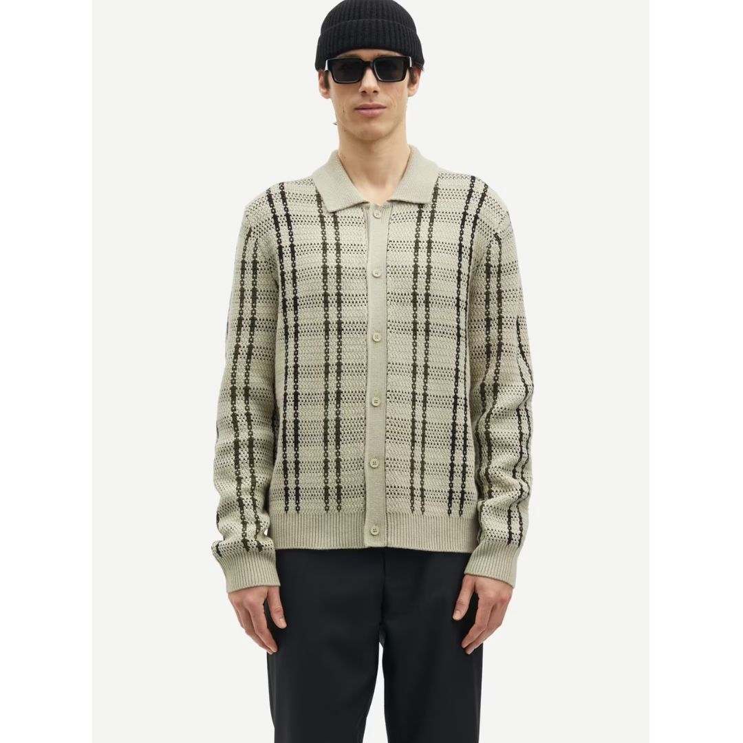 Samsoe Samsoe Satimon LS Shirt 15332 Abbey Stone