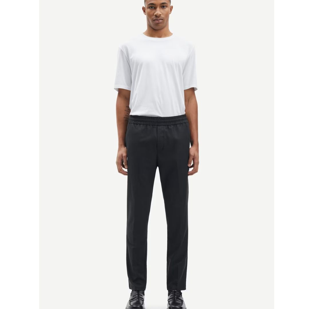 Samsoe Samsoe Smithy trousers 14930 Dark Grey Mel, Maat: S